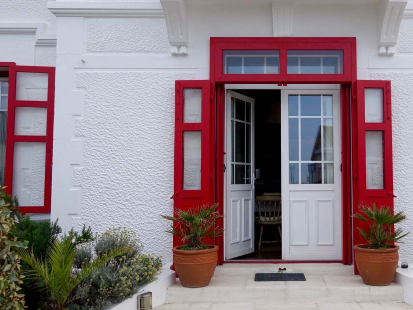 Porte d'entrée en PVC